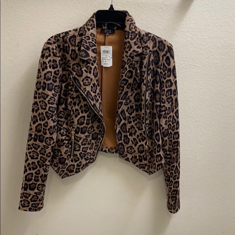 Leopard cute jacket